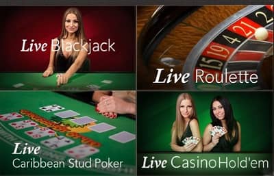 Spille Live Casino på Nett